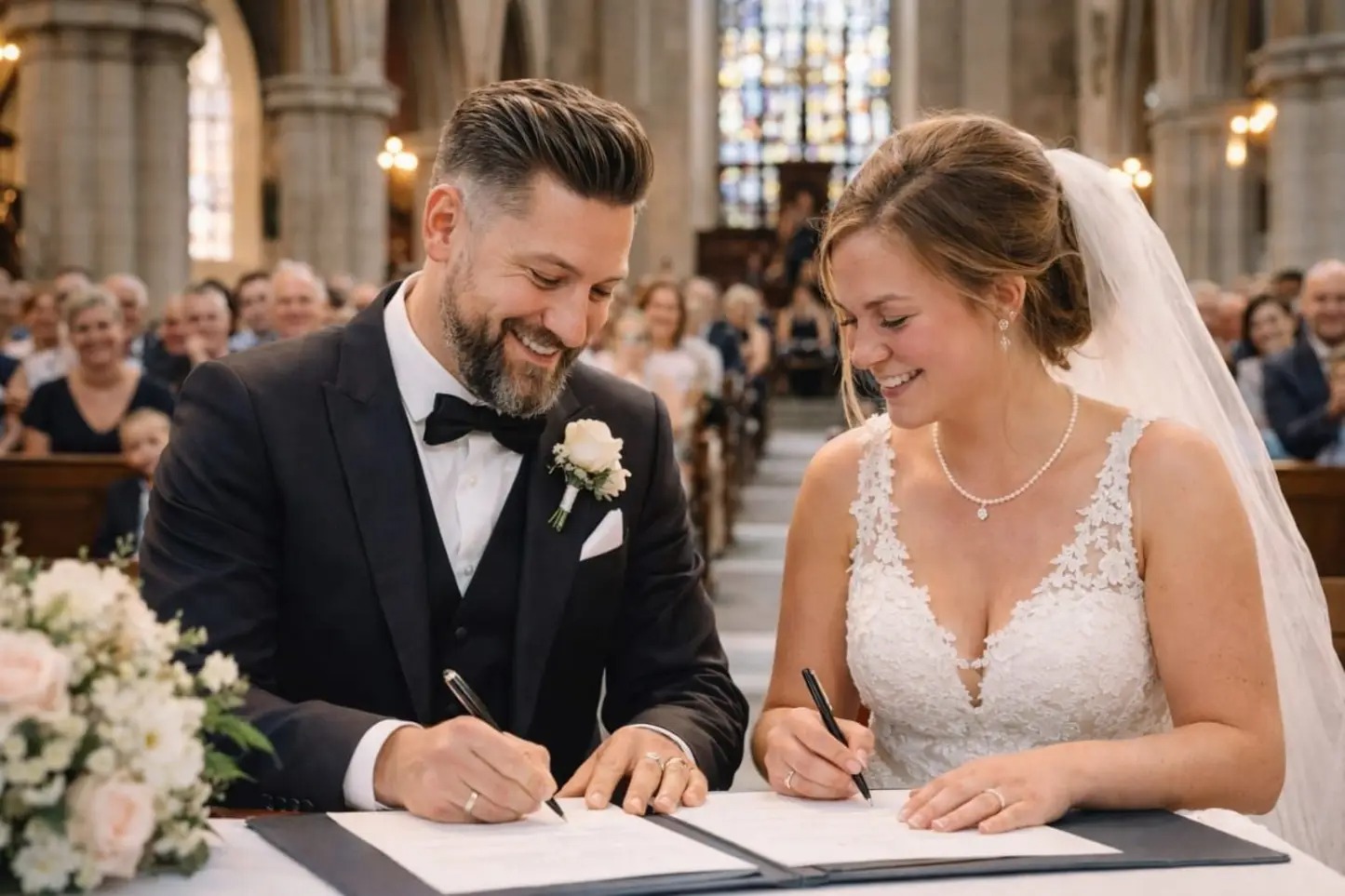 Feyenoord-coach trouwt met Feyenoord-speelster: liefdesverhaal gaat viraal na huwelijk van Pascal Bosschaart en Romee van de Lavoir