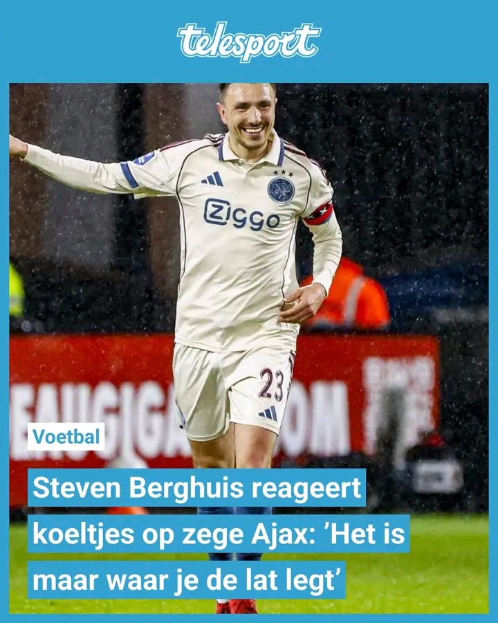 BERGHUIS SCOORT TWEE KEER… MAAR GEEN GLIMLACH?! Ajax-ster stuurt duidelijke boodschap na 3-0 zege!